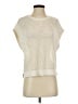 CeCe 100% Cotton Ivory Short Sleeve Turtleneck Size S - photo 1