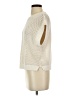 CeCe 100% Cotton Ivory Short Sleeve Turtleneck Size S - photo 5