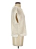 CeCe 100% Cotton Ivory Short Sleeve Turtleneck Size S - photo 4