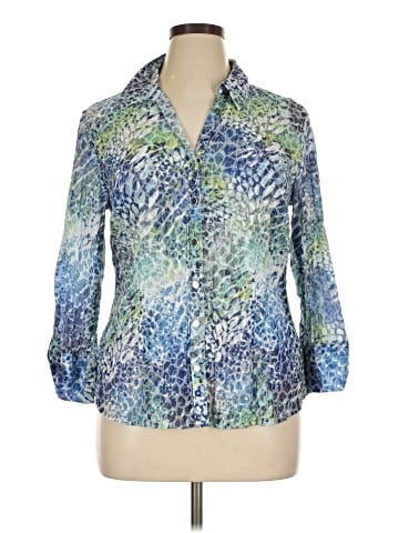 JM Collection 3/4 Sleeve Blouse (view 1)