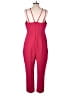 BCBGeneration 100% Polyester Color Block Red Jumpsuit Size 12 - photo 2