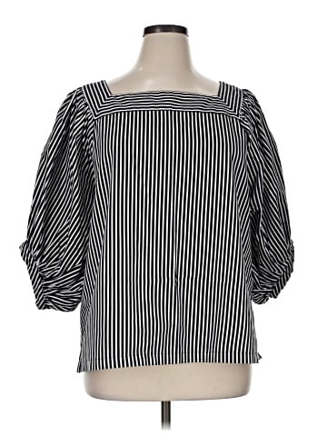 Ann Taylor LOFT 3/4 Sleeve T-Shirt (view 1)