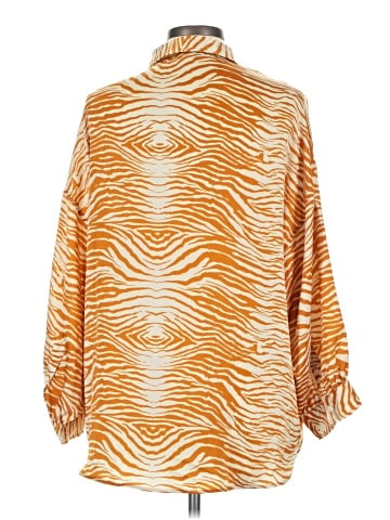 Topshop Long Sleeve Blouse (view 2)