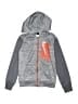 Nike 100% Polyester Gray Zip Up Hoodie Size 7 - photo 1