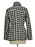 Rampage 100% Polyester Houndstooth Gray Coat Size M - photo 2