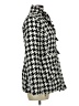 Rampage 100% Polyester Houndstooth Gray Coat Size M - photo 4