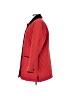 Talbots 100% Polyester Solid Black Red Coat Size Lg Petite - photo 5