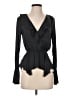 BCBGeneration 100% Polyester Black Long Sleeve Blouse Size XXS - photo 1