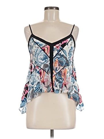 Elizabeth and James Sleeveless Silk Top (view 1)