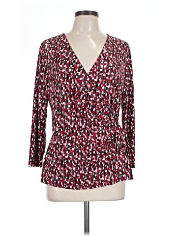 Black Label by Evan Picone Long Sleeve Blouse (view 1)