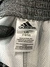 Adidas Solid Gray Athletic Shorts Size 14 - photo 3