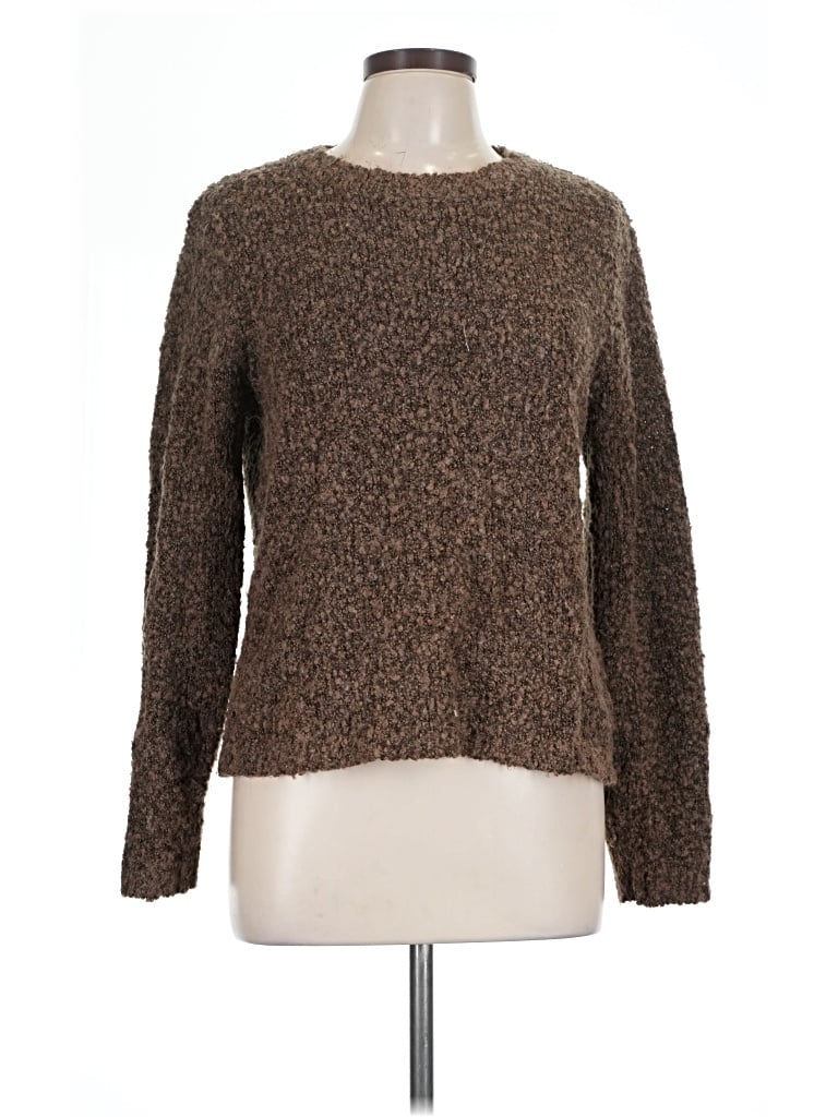 Pre-owned Croft & Barrow Pullover Sweater In Brown