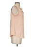 Ann Taylor 100% Polyester Pink Sleeveless Blouse Size S (petite) - photo 4