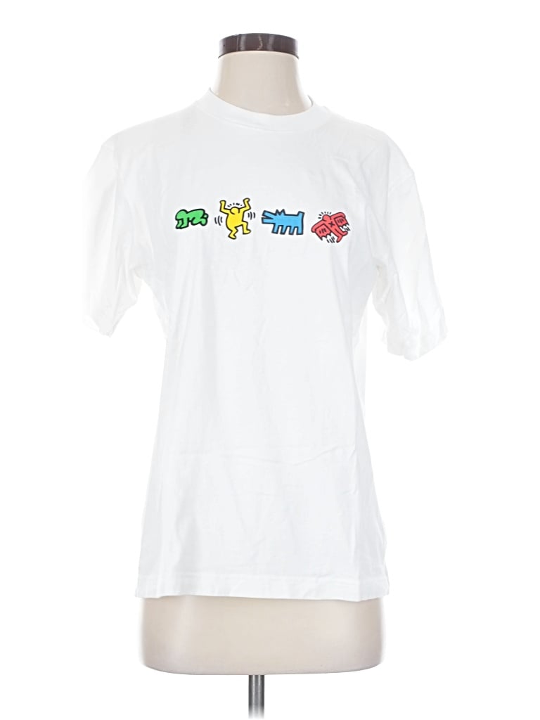 Pre-owned Ut For Uniqlo Short Sleeve T-shirt In White