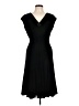 Talbots Solid Black Cocktail Dress Size 12 Petite - photo 1
