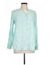 Talbots Teal Long Sleeve Blouse Size L - photo 1