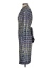 Etcetera Print Blue Casual Dress Size 0 - photo 5