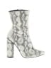 Fashion Nova Gray Ankle Boots Size 5 1/2 - photo 1