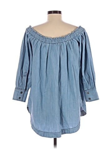 Free People 3/4 Sleeve Button-Down Shirt (view 2)