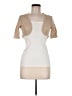 Deb 100% Acrylic Ivory Tan Cardigan Size M - photo 1