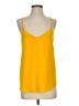 Lela Rose Solid Yellow Sleeveless Blouse Size S - photo 1