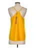 Lela Rose Solid Yellow Sleeveless Blouse Size S - photo 2