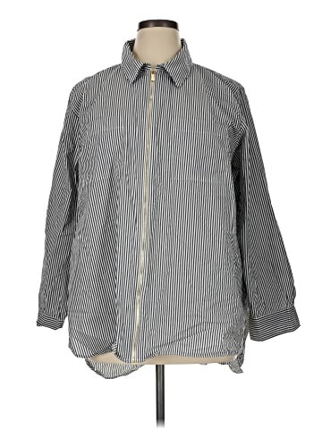 Calvin Klein Long Sleeve Button-Down Shirt (view 1)