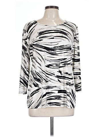 JM Collection 3/4 Sleeve Top (view 1)