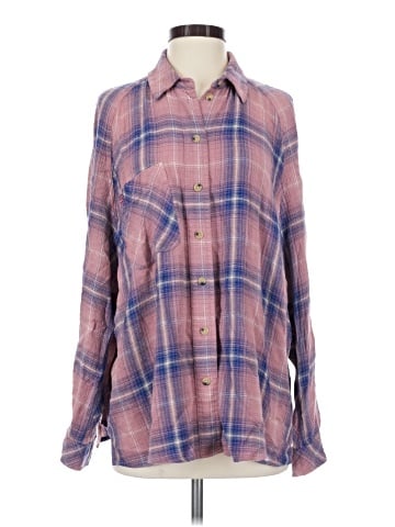 BDG Long Sleeve Button-Down Shirt (view 1)