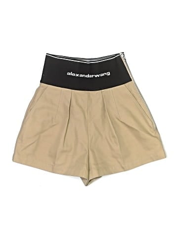 Alexander Wang Khaki Shorts (view 1)