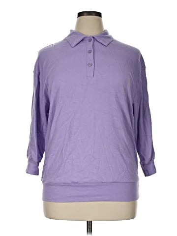 Vicki Wayne Long Sleeve Polo (view 1)
