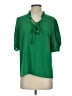 CeCe Green Short Sleeve Blouse Size S - photo 1