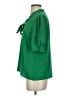 CeCe Green Short Sleeve Blouse Size S - photo 5