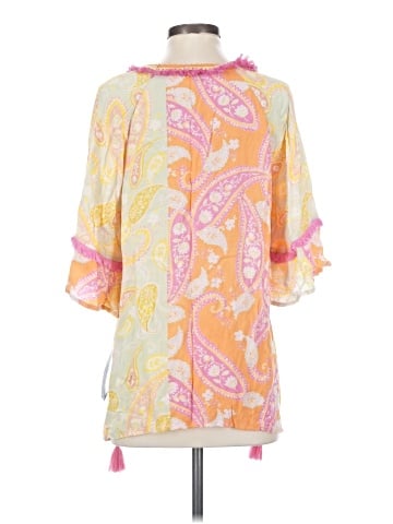 Democracy 3/4 Sleeve Blouse (view 2)