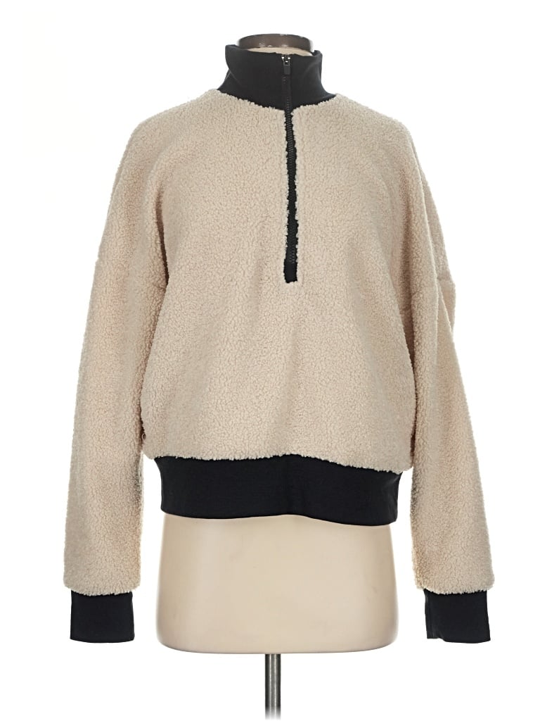 Pre-owned Fabletics Pullover Sweater In Tan