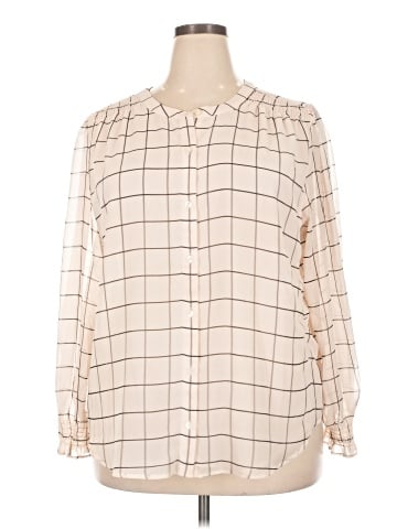 Ann Taylor Long Sleeve Blouse (view 1)