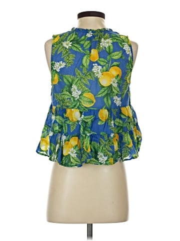 Aqua Sleeveless Blouse (view 2)