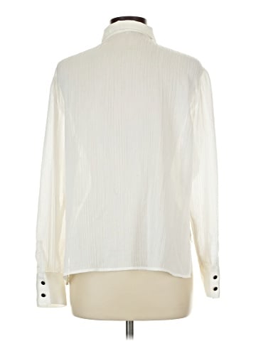 H By Halston Long Sleeve Blouse (view 2)