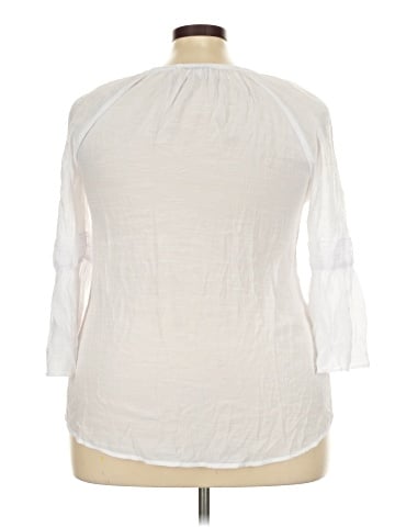 Counterparts 3/4 Sleeve Blouse (view 2)