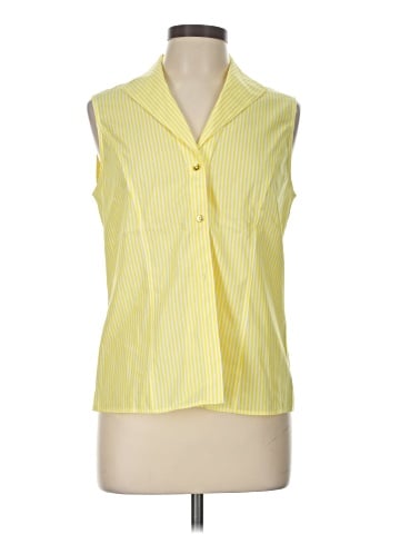 Jones New York Collection Sleeveless Button-Down Shirt (view 1)