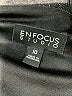 En Focus Studio Metallic Black Cocktail Dress Size 10 - photo 4