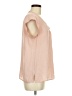 DR2 100% Polyester Pink Short Sleeve Blouse Size M - photo 4