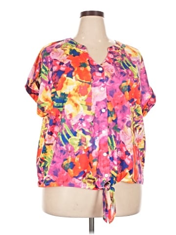 Onque Casuals Short Sleeve Blouse (view 1)