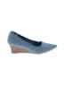 Vivaia Houndstooth Blue Wedges Size 43 - photo 1