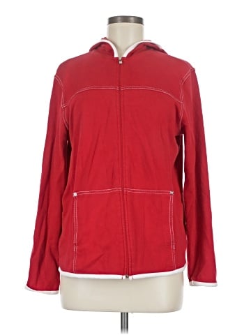 Hot Cotton Zip Up Hoodie (view 1)