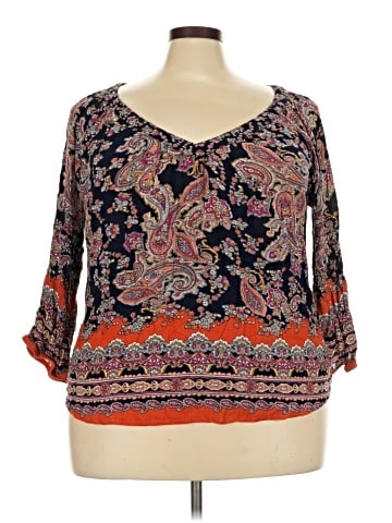 BILA 3/4 Sleeve Blouse (view 1)