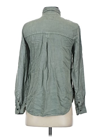 American Eagle Outfitters Long Sleeve Button-Down Shirt (view 2)