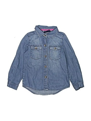 Genuine Kids from Oshkosh Long Sleeve Button-Down Shirt (view 1)