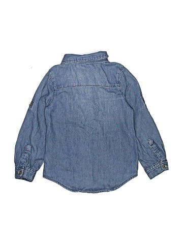 Genuine Kids from Oshkosh Long Sleeve Button-Down Shirt (view 2)