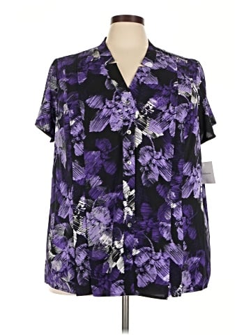 Croft & Barrow Short Sleeve Blouse (view 1)